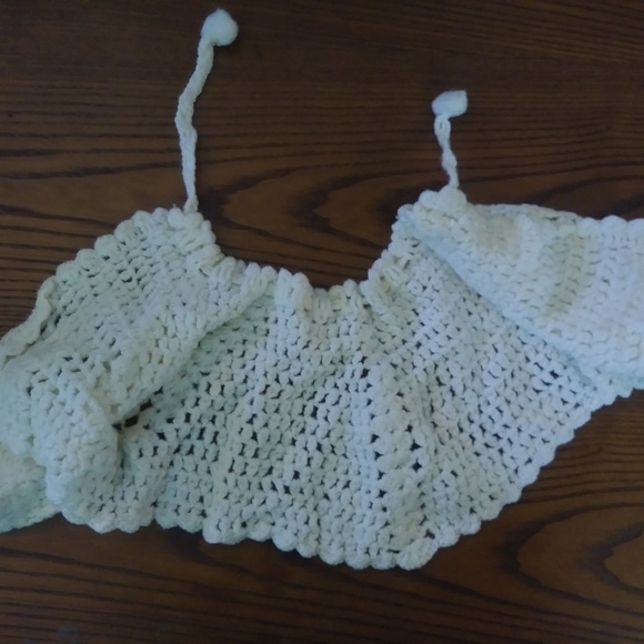 Vintage Baby Bunting Sweater w Draw String - Picture 3 of 4